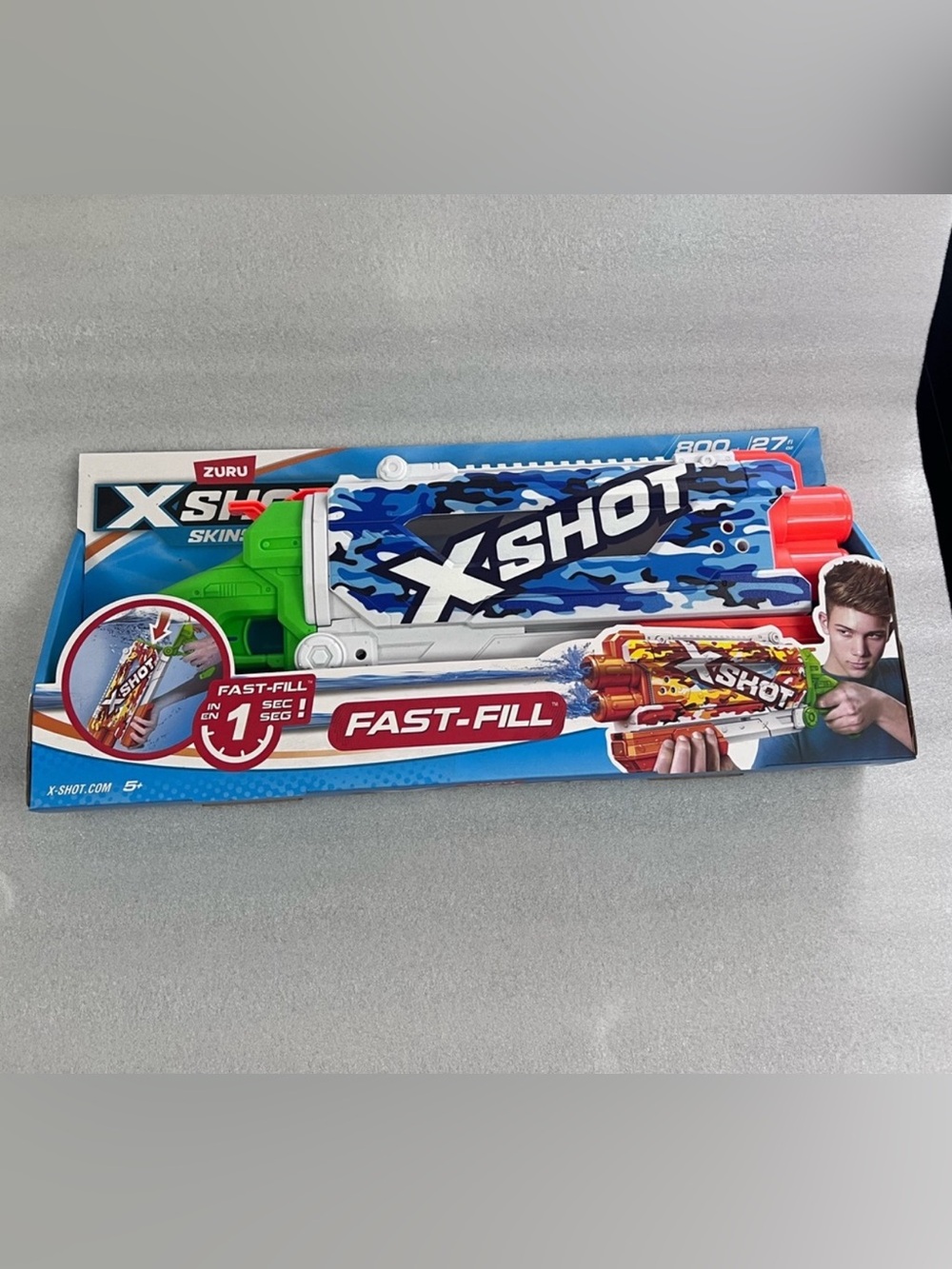 ZURU X-Shot Ripple Water Fast-Fill Skins Pump Action Water Blaster Toy